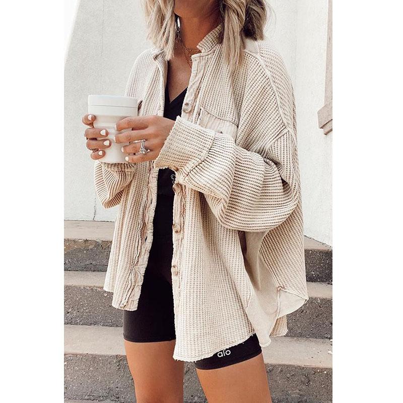 Autumn and Winter Tops Plus Size Fashion Clothes Women's Clothing Casual Long Sleeve Jacket Coats