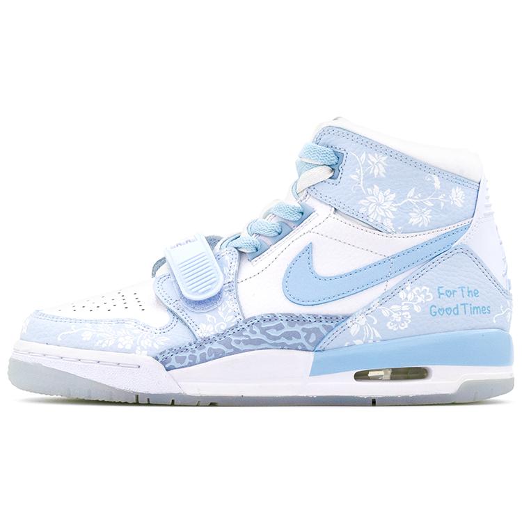 Jordan Legacy 312 High Top Vintage Basketball Shoes Women's Carolina Blue FV8118-141(team-A)
