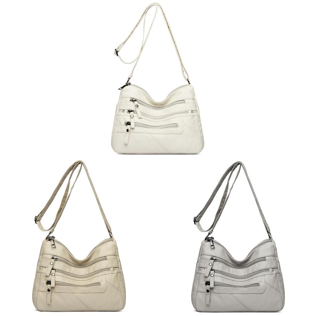 Womens Pu Crossbody Bag With Multicompartment Design For Daily Casual Use