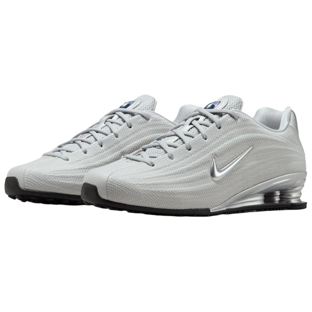 Nike Shox Z Metallic Silver Women Sneakers Grey Black HQ7540-001