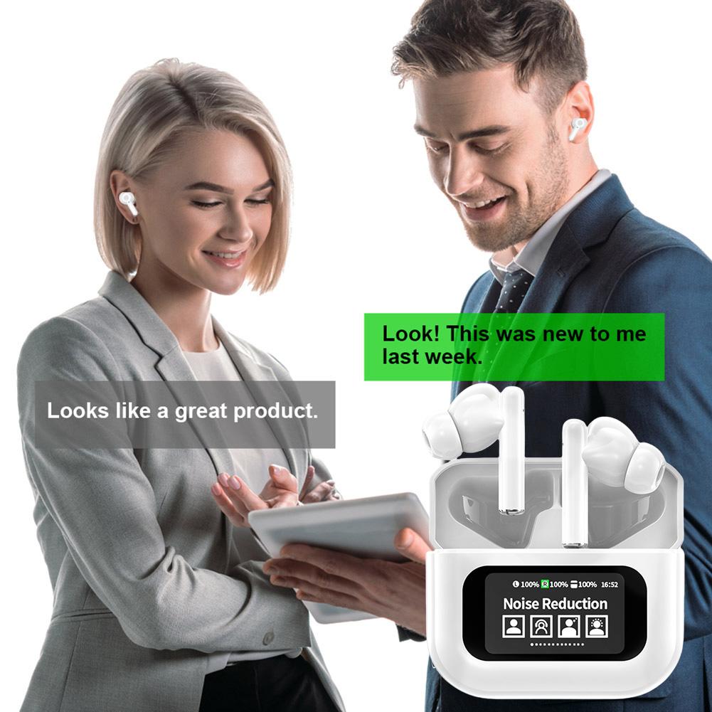 144 Languages Real Time Translator Earbuds Wireless BT 5.4 Translation Earphones Instant Translated Smart Voice Translator