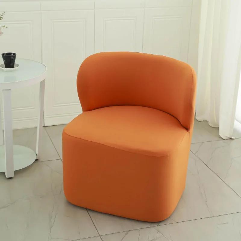 

New Jacquard Elastic Stool Cover Single Shaped Shoe Changing Foot Pedal Cover Anti-dust Footstool Slipcovers Living Room Decor