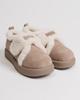 Velcro Boots Allsy 85912 36 Mink Suede Wool