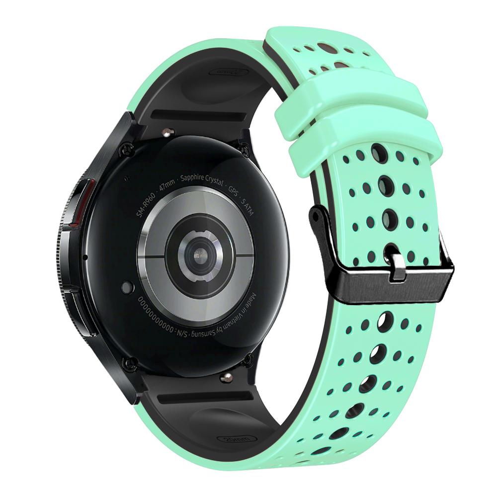 No-gap silicone strap for Samsung Galaxy Watch FE 7 6 44mm 40mm/6 Classic 47mm 43mm Breathable Band for Watch Pro 45mm 4 Classic