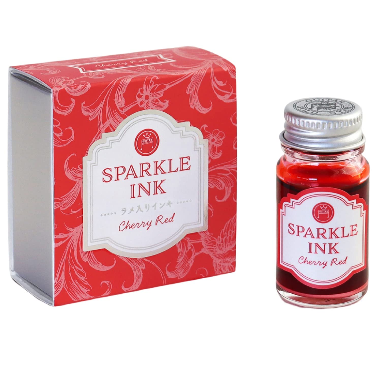 

Teranishi Chemical Guitar Sparkle Ink 12ml Cherry Red SPA-12ML-T41
