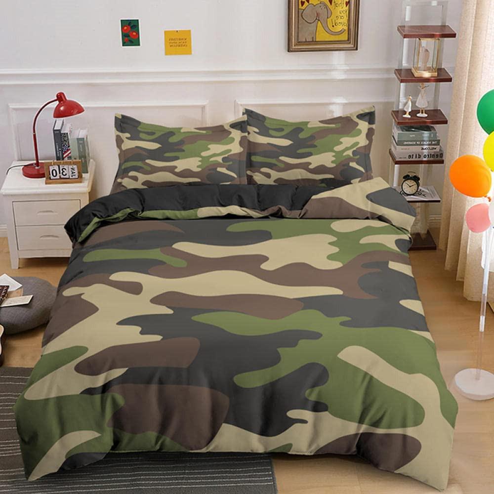 

Geometric Pattern 3D Digital Printing Three-Piece Quilt Cover, Bedding 135 * 200cm 50 * 80cm * 1 two-piece set