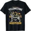 Yellowstone Nationalpark T-Shirt US Wolf Camping Wandern T-Shirt