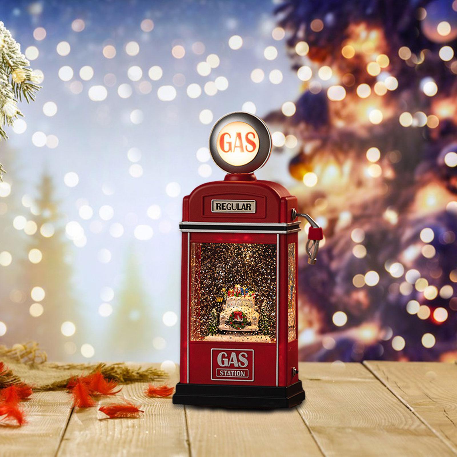 

Рождественский снежный шар-фонарь с музыкой Домашний декор для дома в помещении Рождество