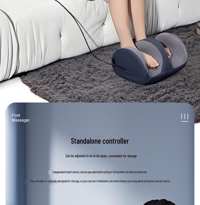 Multifunctional Leg & Foot Massager with Remote, Heat, and Kneading Therapy