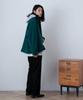 WEGO Knit Melton Short Green Blouson, Medium,