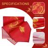 2 Pcs Chinese Dragon Printed Table Runner 13x72Inch China New Year Decorations Red Table Cover for Spring Festival Kitchen Dining Tables Decoration
