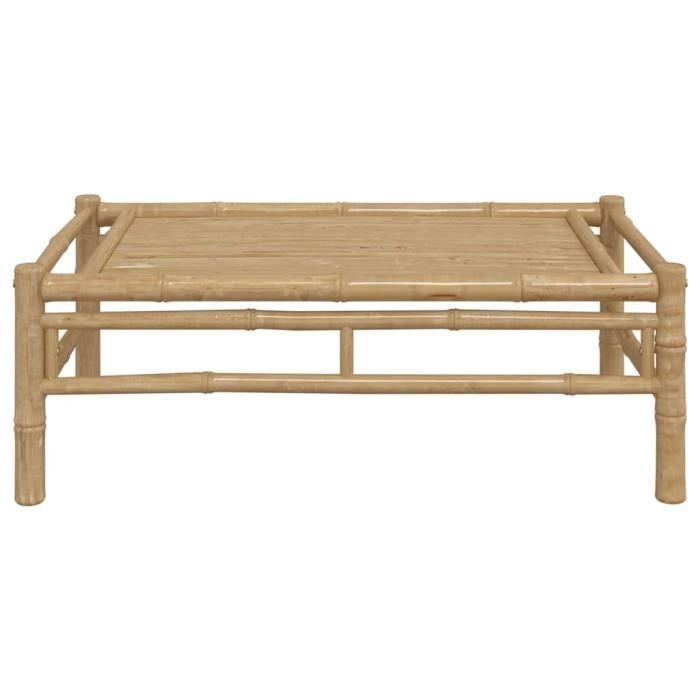 VidaXL Table basse de jardin 100x55x33 cm bambou 363456