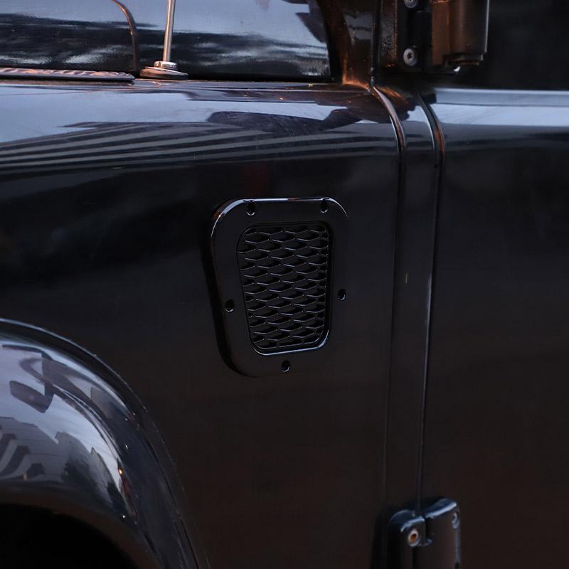 For Land Rover Defender 2004-19 Front Engine Hood Ventilation Cover Steel Air Intake Scoop Air Outlet Snow Cover Car Accessories