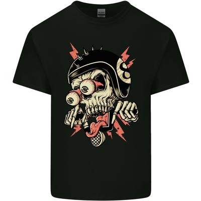 Freaky Biker Skull Motorcycle Motorbike Mens Light Cotton T-Shirt Unisex T-Shirt