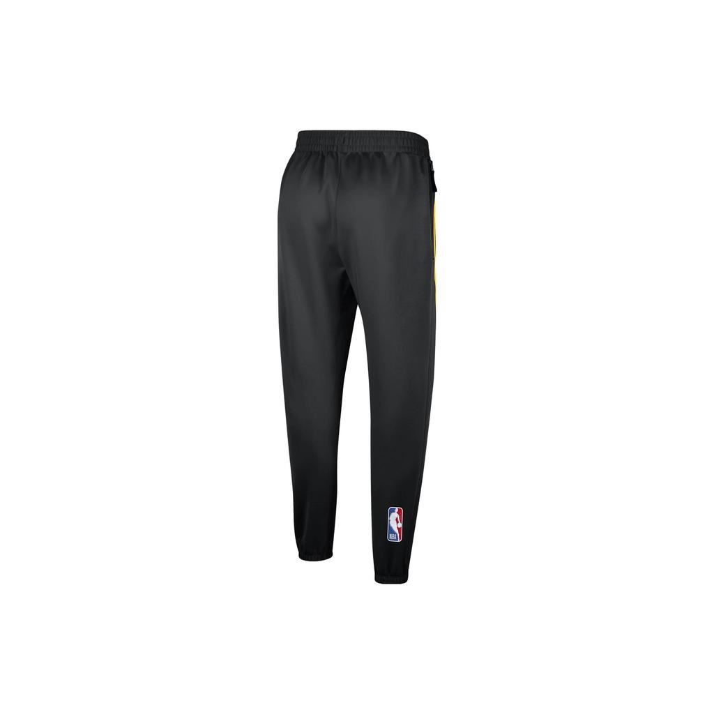 Nike Dri-Fit Los Angeles Lakers Showtime City Edition Letter Print Tapered Knit Sports Pants Men Bottoms Black DX9401-010