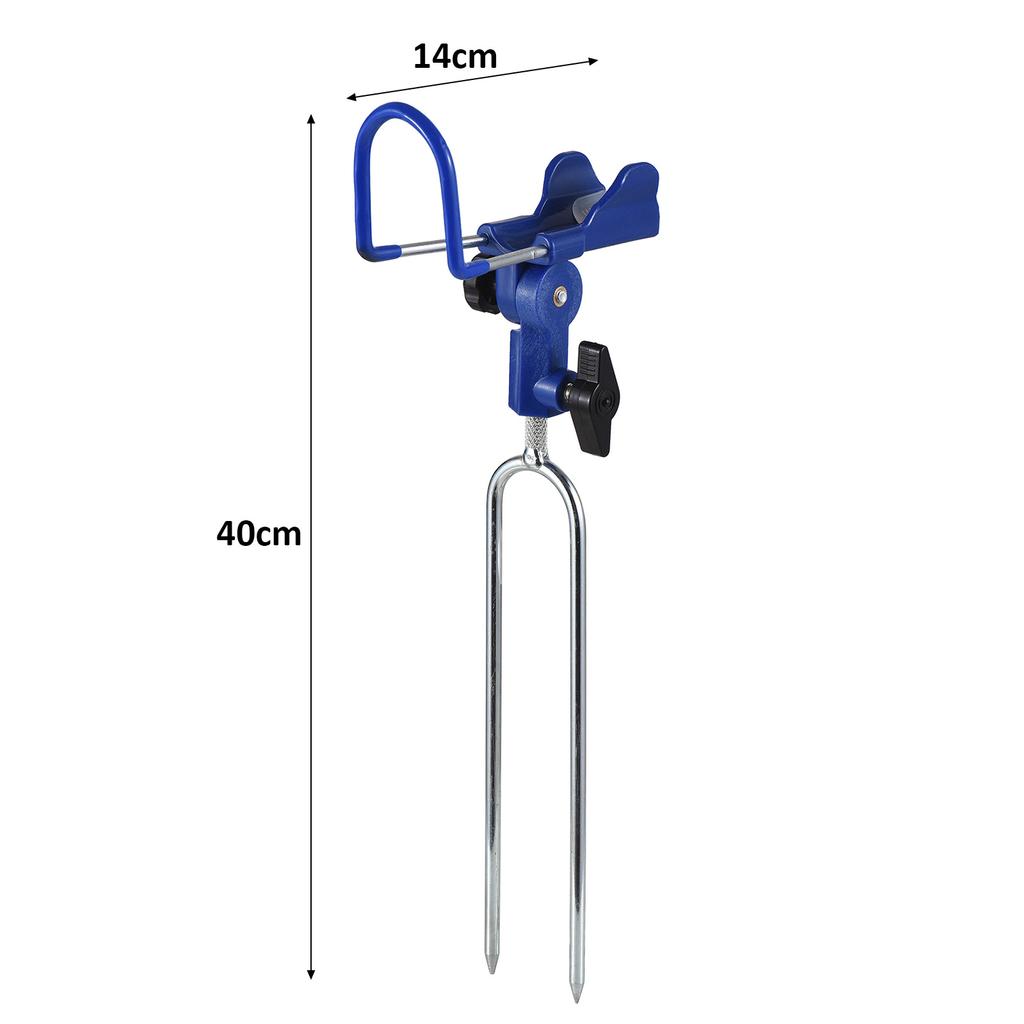 4pcs 360 Degrees Adjustable Detachable Stainless Steel Rod Holder Fishing Pole Stand