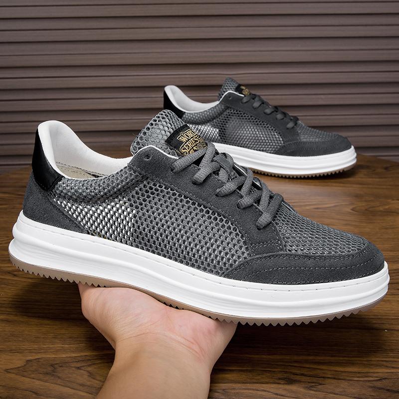 Fashion New Fashionable Mens Mesh Shoes Summer Casual Sports Shoes Breathable Soft Sneakers Comfortable Outdoor Tenis Masculino Trainers