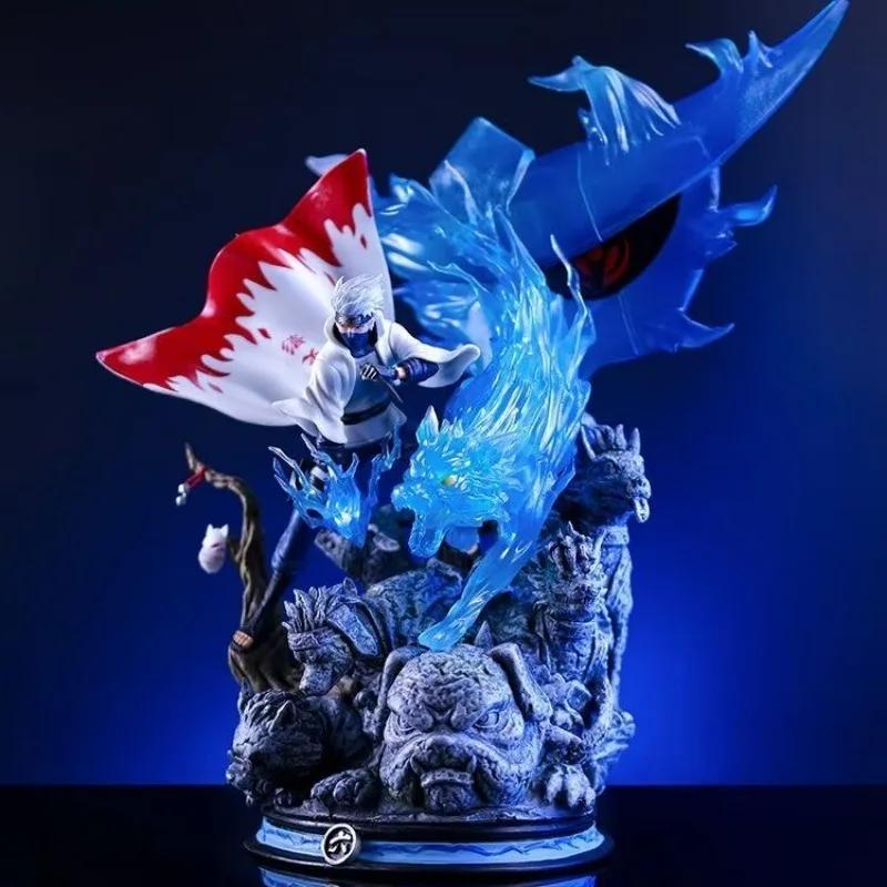 28cm Pvc Naruto Gk Anime action Figure Hatake Kakashi toy Figure Statue Ornament Collection Model Decora Figurine Christmas gift
