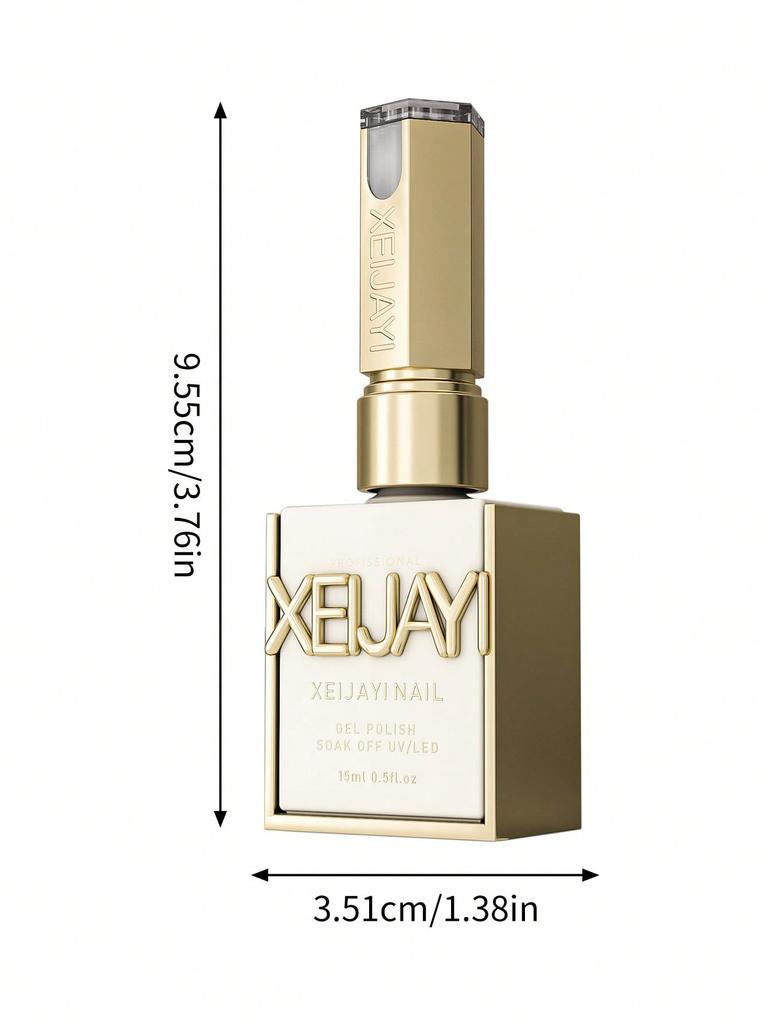 Nail Polish Gel Jelly Ice Transparent Nude, UV LED Nail Gel Polish, Glossy Finish, For Nail Salon And DIY