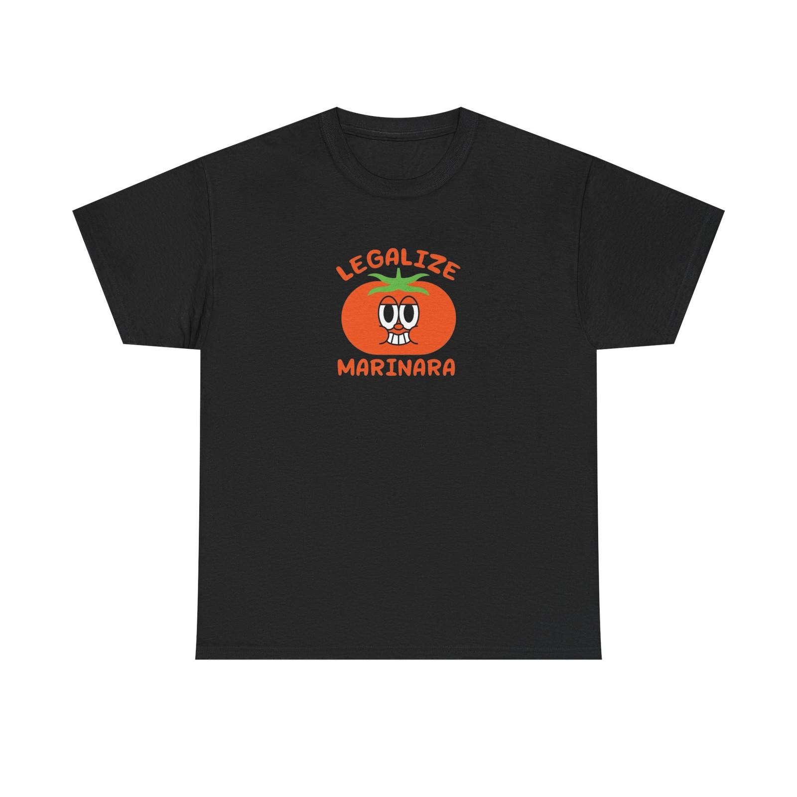 Legalize Marinara Funny Foodie Italian Graphic T Shirt NEW Heavy Cotton Tee XXXL
