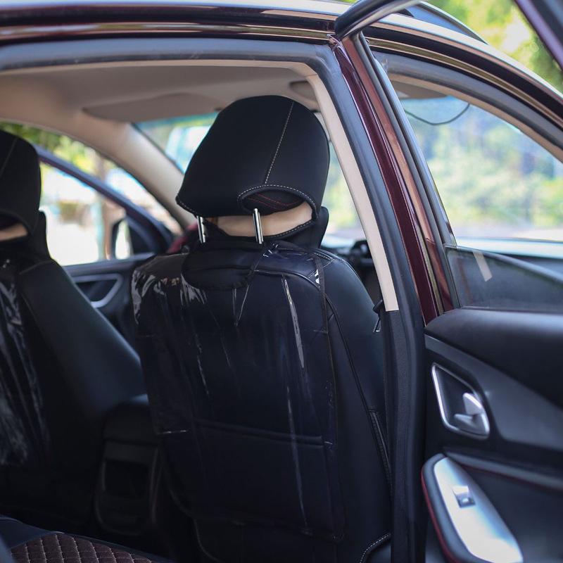 Transparent Durable Car Seat Kick Pad for Child Seats - Anti-dirt Protection