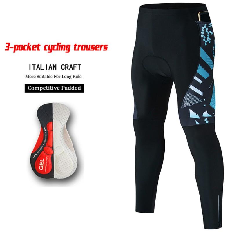 Mens Cycling Pants Lightweight Quick Dry Breathable Bike Tights Road Mountain Biking