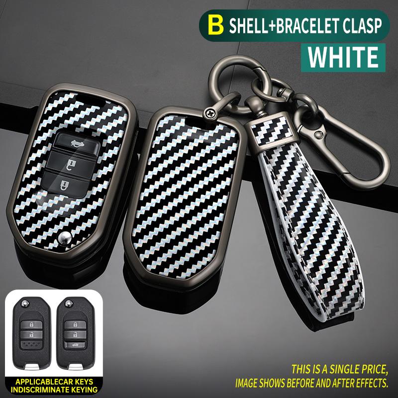 Custodia protettiva in lega per chiave telecomando auto per Honda Civic HRV CRV XRV CR-V Crider Odyssey Pilot Fit Accord 2 3 pulsanti