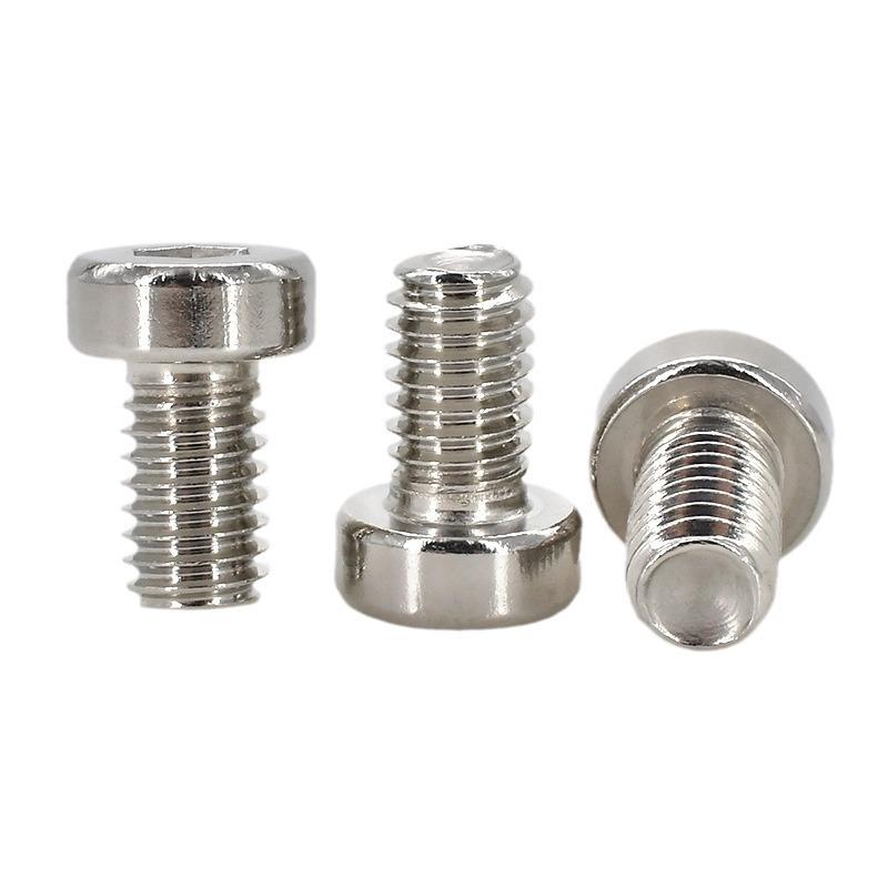 304 Edelstahl Flachkopf Innensechskant Maschinenschrauben M3-M10