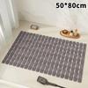 Non Slip Soft Bath Shower Mat With Textured Grip And Fast Drain Holes Perfect For Bathroom Tub Wet Floor Daily Use