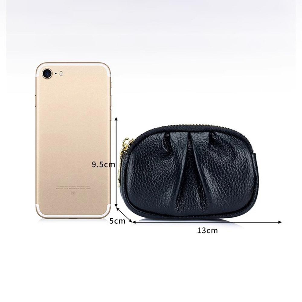 New Multifunctional Wallet PU Leather Solid Color Clutch Bags Mini Purse