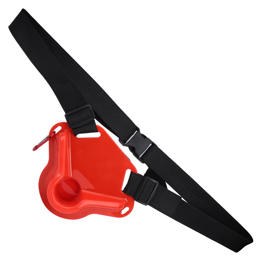 Portable Sea Rod Belly Top Belt Fishing Rod Pole Support Accessory for Boat Fishingred