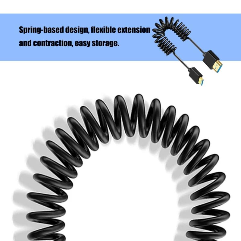 Spring UHD2.1 Cable Supports 8K Resolution Gold Plated Interfaces For Gaming Consoles and Projectors