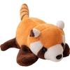 Cute Cute Little Panda Wrist Snapping Circle Plush Toy Lying Down Raccoon Doll Refrigerator Sticker Keychain Pendant