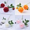 Western Ranunculus Asiaticus Faux Flower Arrangements With Embossed Craft For Event Decor