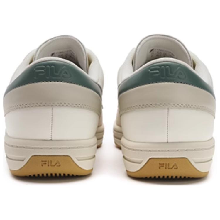 FILA FX-2 Trendy Fashion Low-Top Skate Shoes Men sneaker White Brown F12M511212FSW