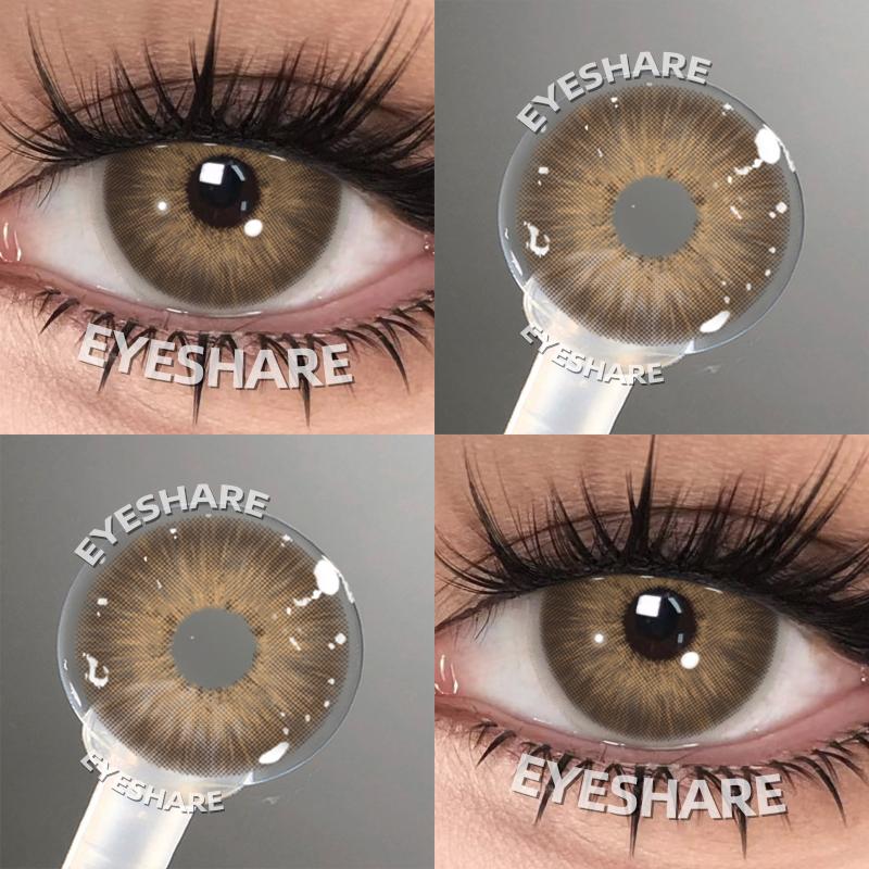 EYESHARE  Color Contact Lenses 1pair Colored Contact for Eyes Brown Lenses Blue Contacts Yearly Beautiful Makeup Eye Contacts Lens