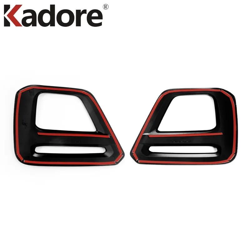Front Fog Light Lamp Cover Trim For Subaru Forester Sport/Touring/E-BOXER/IS    Black Car Accessories Foglight Trims