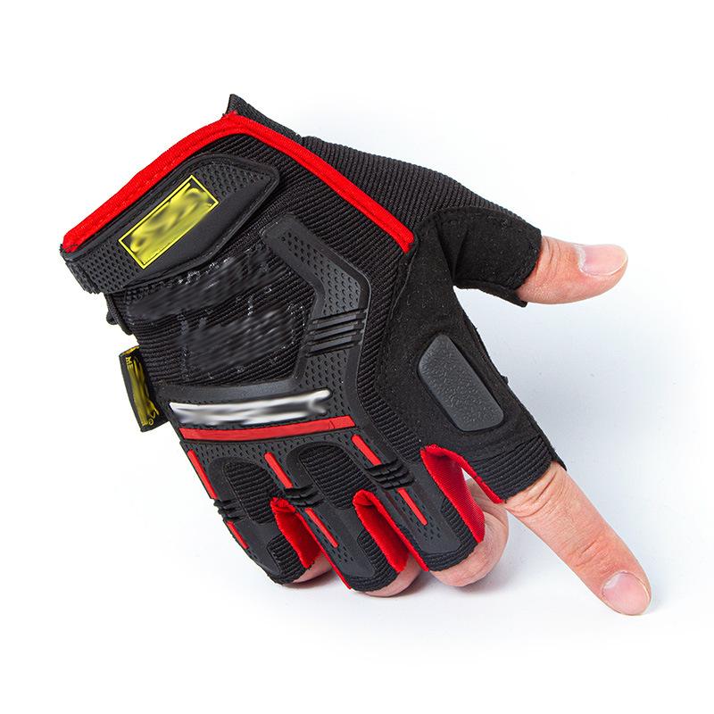 Wear resistant Male Military Fan Training Mountaineering Outdoor Anti slip Seal Technician Tactical Gloves Half Finger