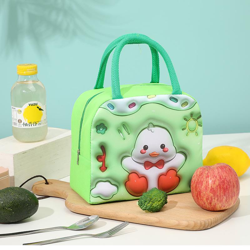 Kati Insulated Bento Lunch Bag for Kids – Portable, Large Capacity, and Dopamine Design for Students