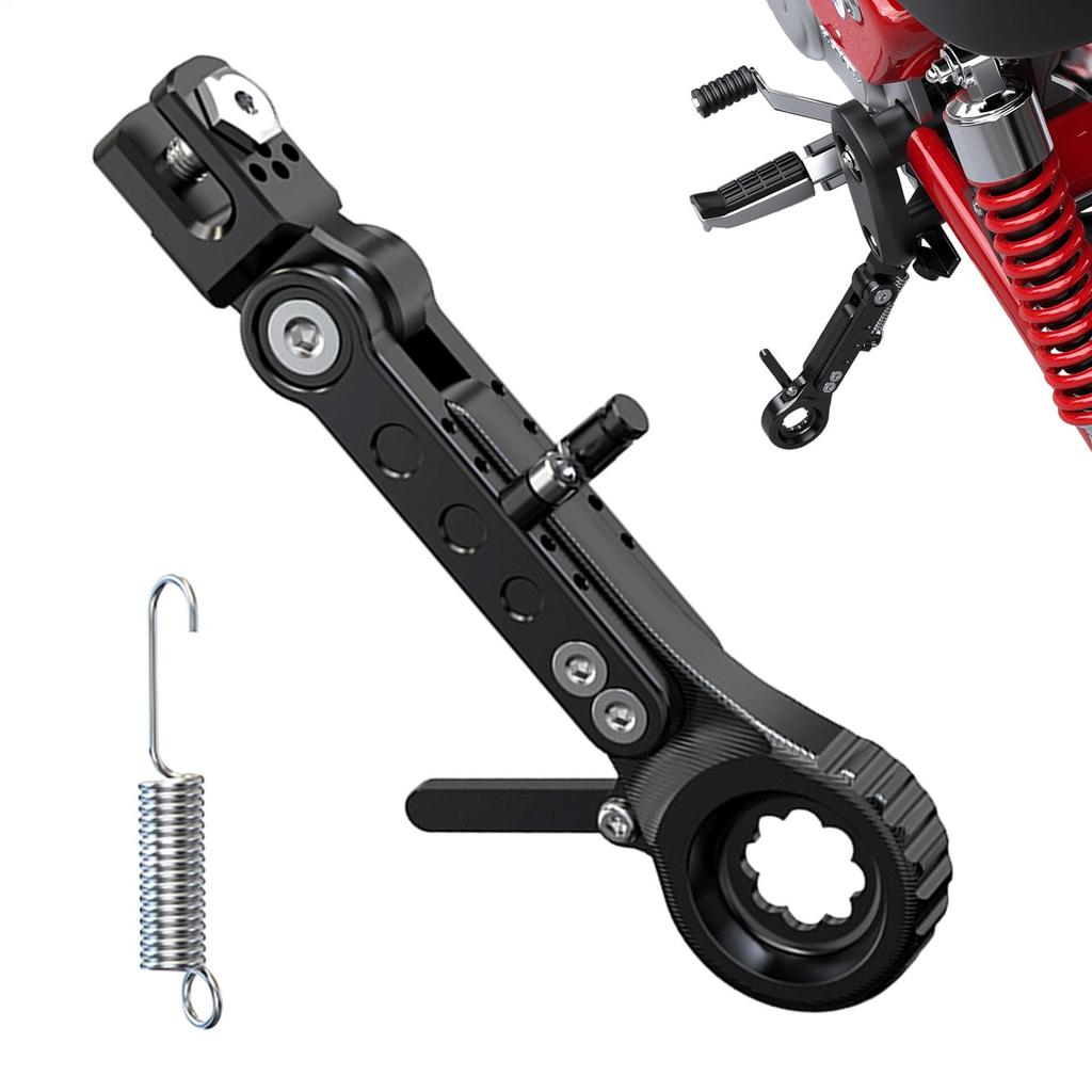 Motorcycle Kickstand Alloy Motorbik Foot Side Support Adjustable Parking Kickstand for Electric Motorbik General Parking Bracket