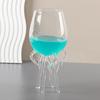 Octopus Wine Glass, Jellyfish Shaped Martini Cup, Creative Cocktail Glass for Juice Bar, Novelty Home Decor Gift