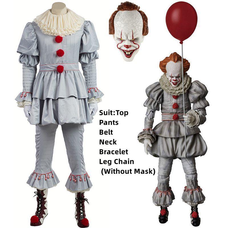 Stephen King's It Scary Clown Joker Pennywise Cosplay Kostuum Halloween Outfit Perfecte Stiksels En Uitstekende Afwerking