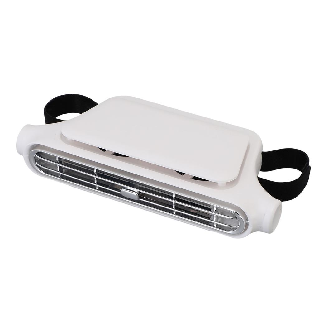 Car Mounted Seat Back Cooling Fan Bladeless Portable Vehicle Fan 3 Speed Car Seat Cooling Fan 3000mah Battery Powered for Driving
