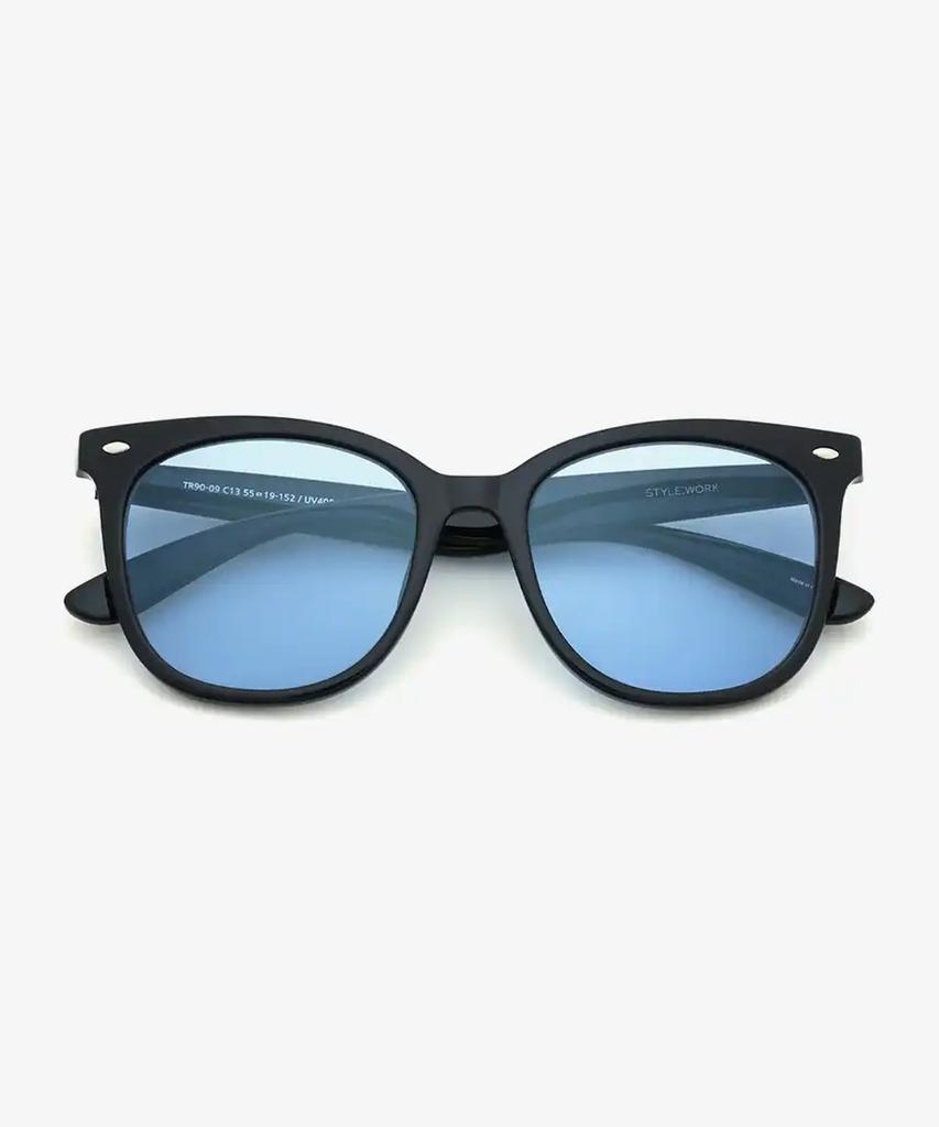 Seutailwokeu Blue Tint Style Work Tr90-09 C13_Mblue Style Work Sunglasses
