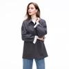Women's Loose Stand Collar Mid-Length Trench Coat