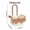 Hanging Faucet Mounted Sink Strainer Basket Auto Dump Technology for Hand Release Waste Disposal Ideal for Small Kitchens and Apartments