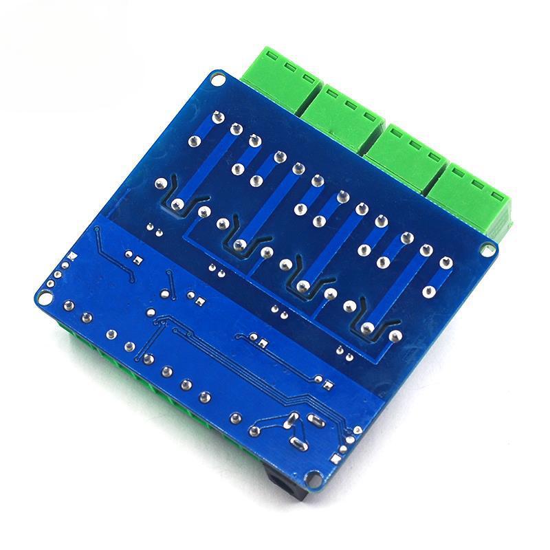 Modbus RTU 4-Channel Relay Output 12V 4 Switch Input 485 & TTL Pin Header Communication