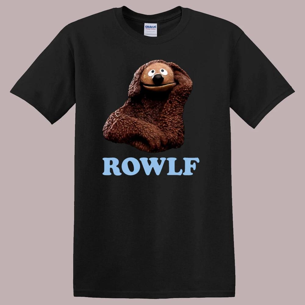 Rowlf The Dog The Muppets Men s Black T-Shirt Tee Top Unisex 3XL