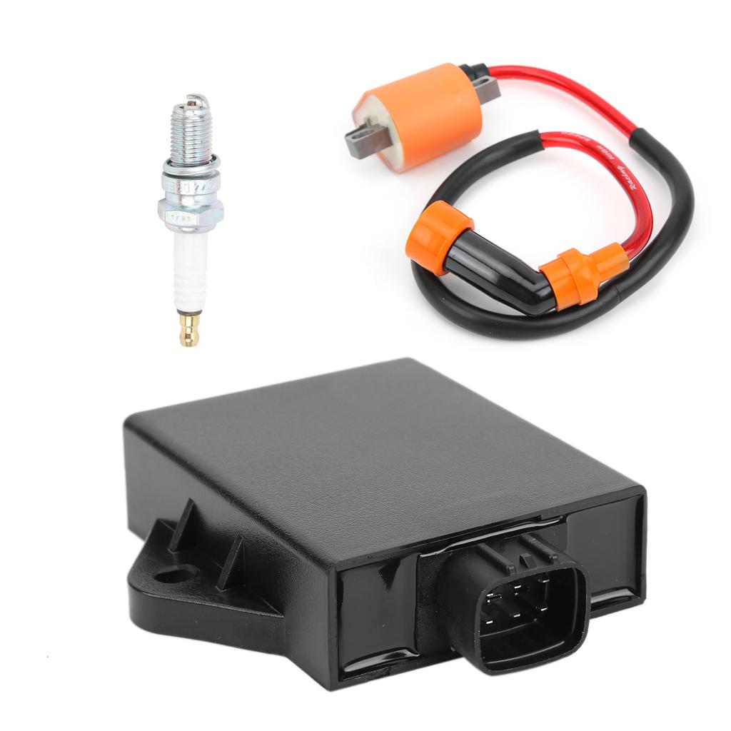 ATV Ignition Coil + Spark Plug + CDI Kit 3530‑011 Replacement for Arctic Cat 300 1998‑2005 2x4 4X4 3530‑011