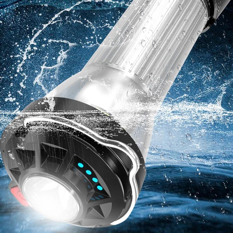 Multi Functional Retro LED Atmosphere Camping Light USB Charging Tent Lighting Magnetic Suction Household Emergency Flashlight